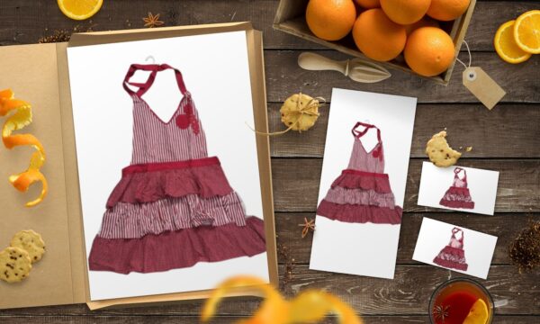 Bold Red Apron - No Pocket